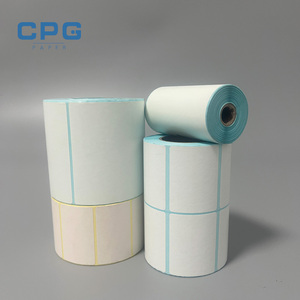 Etiqueta Térmica de Envío Personalizada de Fábrica, 80x120mm, Sin Fenol, Recubrimiento Superior, Etiqueta Térmica Directa para Identificación de Palés - Product Image 1