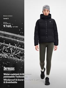 Extérieur 800 bouffant <span class=keywords><strong>doudoune</strong></span> Dermizax imperméable duvet d'oie nouveau femmes épais chaud col montant manteau d'hiver - Product Image 4