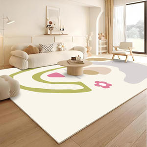 Alfombra Moderna Abstracta Rectangular Antideslizante de Fibra de Poliéster para Sala de Estar, Dormitorio, Decoración del Hogar H-198 - Product Image 2