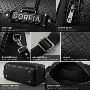 Bolso de Hombro de Viaje para Mujer, Diseño de Diamantes, Cadena, Gran Capacidad, Ligero y Duradero, Venta al Por Mayor OEM Personalizado - Product Image 3