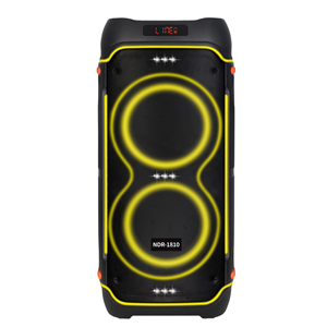 Ensemble de haut-parleurs professionnels <span class=keywords><strong>W</strong></span> <span class=keywords><strong>King</strong></span> Original Altavoz, caissons de basses d'extérieur, enceintes de scène DJ karaoké sans fil, <span class=keywords><strong>enceinte</strong></span> de fête sur roulettes 100W - Product Image 2