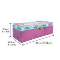 Caja de Música Giratoria Personalizada Yiyu con Bailarina de Papel, Manivela, Ecológica, Espejos Rectangulares en Forma de Estrella, Lujosa, OEM, Adorno Musical