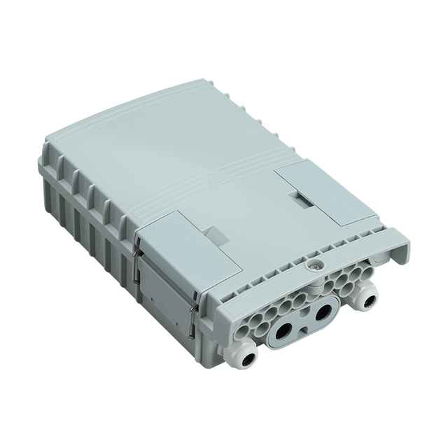 FTTH 16 Cores Wall Type Fiber Optic Distribution Box ABS Material Indoor Outdoor FC/LC/SC/ST Interfaces