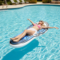 Bouée gonflable géante en forme de sneaker pour piscine et plage – Idéale pour l'été