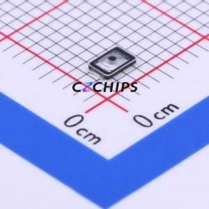 1TS015A-1100-0600-CT Tactile Switch SMD,3x2mm Switch Single Pole Single Throw Round Button 1.1N Vertical Mount - Product Image 1