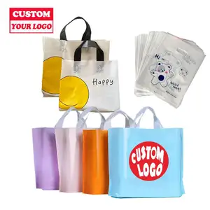 Free Design your Own custom plastic bags Promotional Custom Plastic Bags For Business for trade show giveaways, gifts