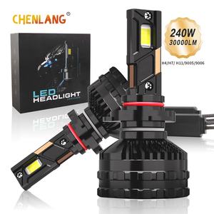 Chenlang Süper Parlak 240W 30000LM 6000K 9012 H7 H11 Evrensel Uyumlu IP68 Su Geçirmez Canbus LED Far Projektörü Araba İçin - Product Image 1