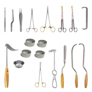 Kit d'instruments pour mammaplastie, micro-biopsie mammaire, augmentation mammaire plastique, chirurgie Tebbetts, abdominoplastie esthétique, chirurgie NEMAS - Product Image 1