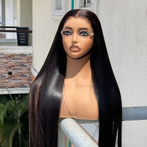 <span class=keywords><strong>Parrucche</strong></span> in Capelli Umani Veri Brasiliani Vergini Non Trattati, <span class=keywords><strong>Parrucche</strong></span> <span class=keywords><strong>Lunghe</strong></span> con Frontale in Pizzo HD Completo Senza Colla - Product Image 1