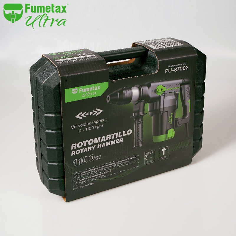 Fumetax High-performance DC Motor Electric Hammer Drill 6J Impact Energy Max Drilling Diameter 11/4 (28mm) Electric Tools Set · image 6