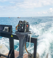 Contrôleur de moteur avancé 48V/60V/72V 8KW à refroidissement par air forcé, grande puissance, petite taille pour propulseur de propulsion de navires électriques