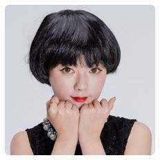 Parrucca per feste PWM-DK capelli sintetici lunghi ricci neri resistente al calore in fibra ad alta temperatura materiale in fibra chimica di alta qualità - Product Image 1