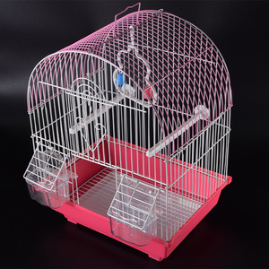 Vente en gros cages à oiseaux de haute qualité luxe perroquet canari rond bambou oiseau cage en fer de haute qualité - Product Image 1