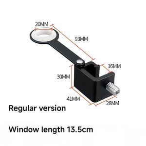 Serrure antivol Restriction d'<span class=keywords><strong>ouverture</strong></span> de fenêtre Sécurité des enfants et des animaux de compagnie <span class=keywords><strong>Limiteur</strong></span> de fenêtre plat sans perçage Serrure antivol - Product Image 2