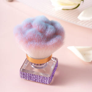 Brocha de Uñas con Diamantes de Imitación, Brocha para Polvo de Diamantes, Brocha para Limpiar Polvo de Uñas, Brocha de Maquillaje para Ojos y Rostro con Pedrería - Product Image 2
