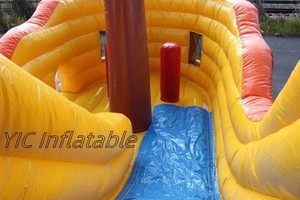Castillo Inflable Comercial con Tobogán, Diseño de Barco Pirata de <span class=keywords><strong>Minecraft</strong></span>, Alquiler de Combo Multijuego - Product Image 3