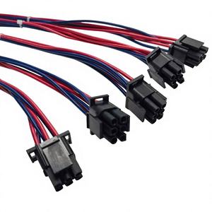 Maßgefertigter OEM Verzinnter Kupfer 200/300/400/500mm 600V Automobil-Kabelbaum PVC-Isolierte Kabelkonfektion für Fahrzeuge - Product Image 1
