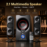 Altavoces subwoofer multimedia de gran potencia, alta calidad, para pc y ordenador