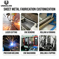 Casing Tahan Air untuk Kendaraan Listrik CNC Energi Baru UNQSCAN, Casing Stasiun Pengisian Daya DC EV, Casing Tiang Pengisian Daya, Fabrikasi Logam Lembaran