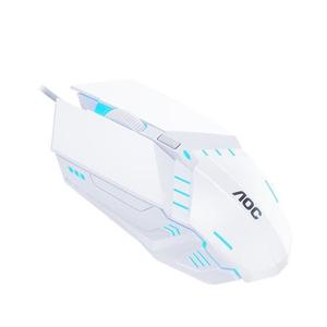 AOC MS120 Wired Gaming <b>Mouse</b> With Led Backlight Optical Sensor 6 Buttons Right Hand Ergonomic Design For Desktop Laptop Use - Product Image 1