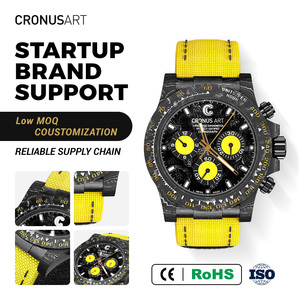 Nouvelle <span class=keywords><strong>montre</strong></span> mécanique en fibre de carbone avec cadran à trois yeux, <span class=keywords><strong>montre</strong></span> de luxe - Product Image 1
