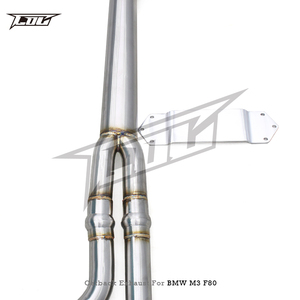Tuyau d'échappement à montage direct pour M3/M4 F80/F82 3.0T 2014-2019 Boska, silencieux cat-back avec tube intermédiaire simple de 3,5 pouces et contrôleur - Product Image 3