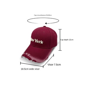 Gorra de béisbol transfronteriza de PVC con bordado de letras y diseño de agujeros, estilo coreano, de marca de moda, unisex, con diseño de letras en relieve y realce de profundidad - Product Image 5