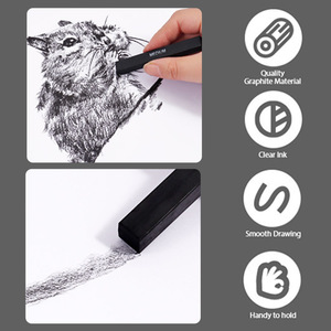 Bloques de Carbón para Dibujo Artístico, Paquete de 6, Herramientas de Dibujo, Barras de Carbón Cuadradas para Dibujo Rápido - Product Image 3