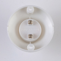 Accessoire à douille à vis en surface monté blanc 63mm Base de lampe ronde E27 pour ampoule LED à usage résidentiel