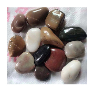 Natural Mix Color High Polish <strong>River</strong> <strong>Stone</strong> Pebbles Garden Decorations - Product Image 6