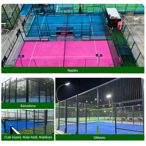 Pista de Pádel Césped <span class=keywords><strong>artificial</strong></span> Fácil instalación Fácil mantenimiento Césped <span class=keywords><strong>artificial</strong></span> Alta calidad Cricket Pirch - Product Image 4