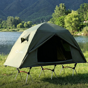 Tente de camping surélevée portable, imperméable, pour la randonnée, la pêche, la chasse, <span class=keywords><strong>lit</strong></span> de camping pliable surélevé - Product Image 4