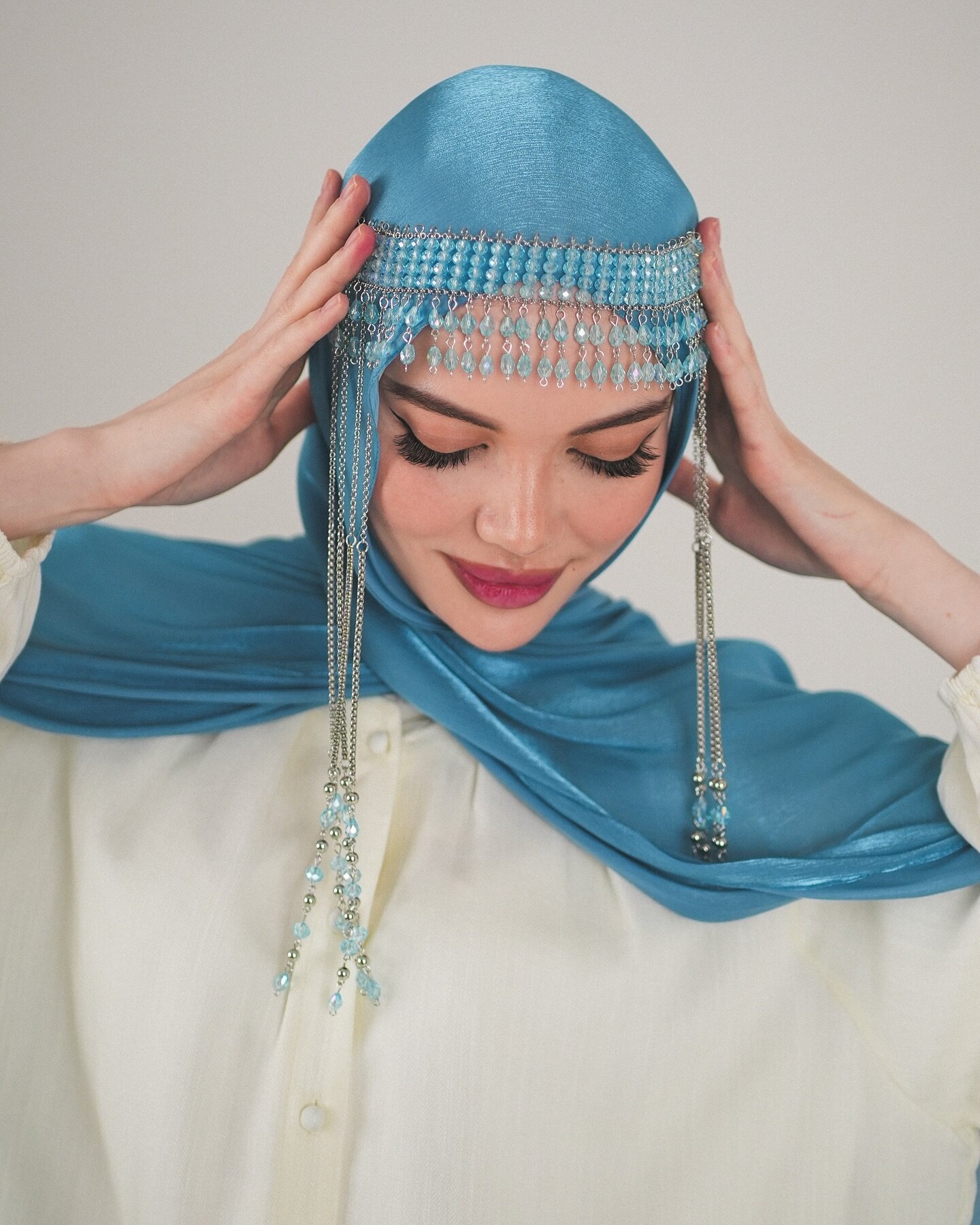 jewellery maang tikka with hijab