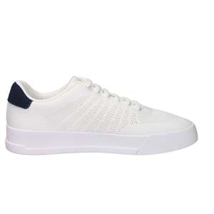 Sneakers Tommy For Uomo Bianche con Tacco 3,5 cm in Tela Traspirante con Lacci, Stile Court Trendy - Product Image 3