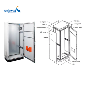 Armoire électrique IP55 PS pour extérieur et intérieur, coffret modulaire, armoire métallique sur pied - Product Image 3