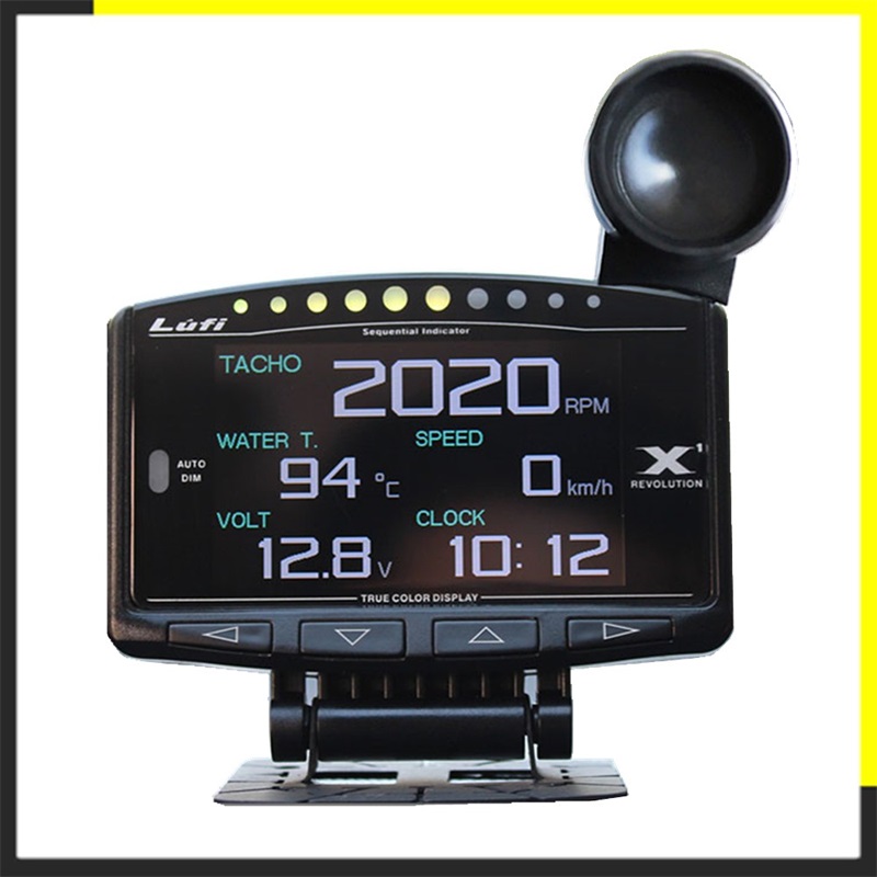 Lufi X1 Revolution OBD2 Smart Multi Meter Gauge: Monitor Water