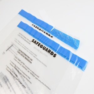 Sac de sécurité transparent de qualité casino avec étiquette inviolable pour le contrôle des jetons de jeu et de l'argent liquide - Product Image 2