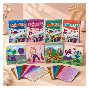 Rainbow <b>Unicorn</b> Foil Transfer Art Set Colorful Paper <b>Stickers</b> Easy Peel Creative Activity Travel Present For Young Girls - Product Image 5