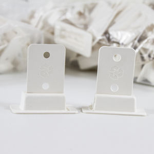 Clips de soporte de estante corrugado de papel reciclable ambiental para estantes de exhibición de conectores de cartón - Product Image 3