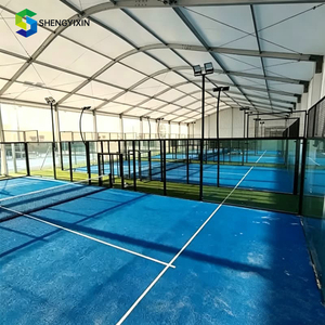 Tente <span class=keywords><strong>de</strong></span> sport extérieure économique en PVC double couche, abri robuste avec structure en alliage d'aluminium pour terrain <span class=keywords><strong>de</strong></span> basketball - Product Image 3