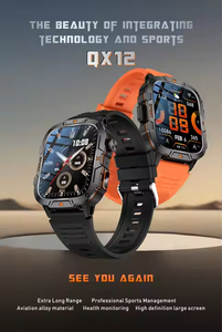 <span class=keywords><strong>Smartwatch</strong></span> 2026 QX12 2.1 <span class=keywords><strong>AMOLED</strong></span> con oltre 100 modalità sportive, cardiofrequenzimetro, bussola, torcia, chiamate Bluetooth, orologio intelligente per uomo, orologio sportivo. - Product Image 5