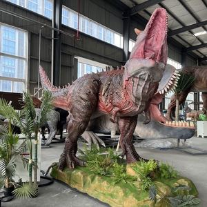 Carnotaure animatronique en métal personnalisé, réaliste et mobile, pour parcs d'aventure, centres commerciaux et utilisation en intérieur/extérieur - Product Image 5
