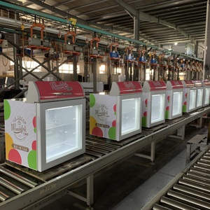 <strong>Countertop</strong> Mini Glass Door Ice Cream <strong>Display</strong> <strong>Freezer</strong> SD-55