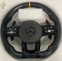 Volant multifonctionnel en fibre de carbone Mercedes-Benz pour le sport avec cuir Nappa pour Passat/Jetta/Golf - Haute qualité