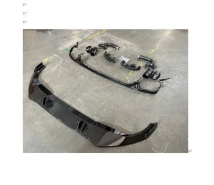 XLstyling Kits de carrosserie de pare-chocs de voiture Kit aérodynamique diffuseur arrière séparateur de lèvre avant pour <span class=keywords><strong>Audi</strong></span> Q8 Facelift RSQ8 2020 + - Product Image 1