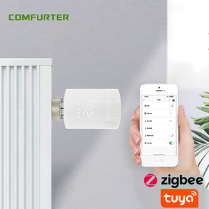 Installation facile Tuya Wifi Zigbee Control Room App Control Room Thermostatique Smart Radiator Valve TRV Heating <span class=keywords><strong>Thermostat</strong></span> - Product Image 2