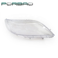 PORBAO pour SIENNA 2010-2015 – Cache-phare en verre PC transparent et durci pour éclairage – Pièces automobiles