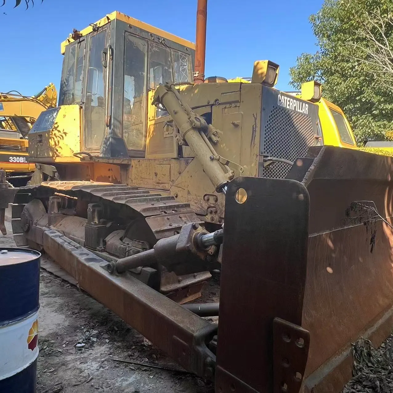 Bulldozers Caterpillar D7g D7r d'occasion de haute qualité D7G II Bulldozer sur chenilles Cat D6d Bulldozer d'occasion à vendre