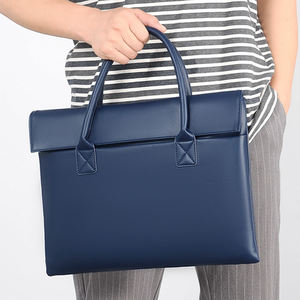 NOVOTE Nuevo Producto, Bolsa de <span class=keywords><strong>Mensajero</strong></span> para Portátil, Piel Sintética, Hecha a Mano, Estilo Clásico, Asa Rígida, Logotipo Personalizado, Organizador de Documentos Delgado - Product Image 2