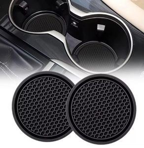 Tapis antidérapant pour voiture à motif nid d'abeille, tapis de rangement rond pour voiture, tapis d'isolation thermique, version imperméable et résistante à la chaleur - Product Image 2